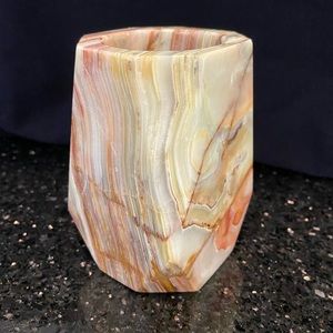 Firoza Onyx Hand Carved Vase